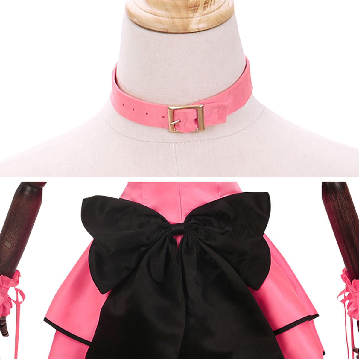 Date A Live Tokisaki Kurumi Nightmare Pink Cat Cosplay Costume Costume - Tophatter Daily Deals