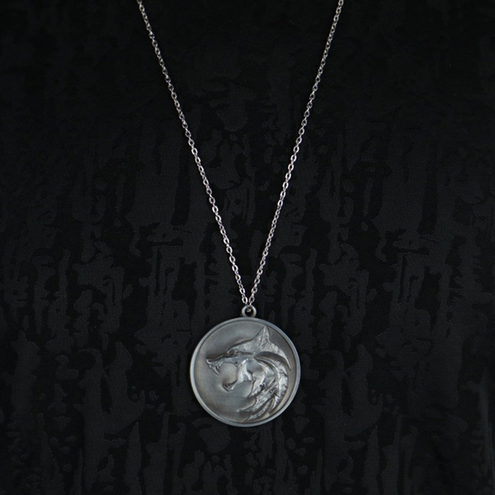 [in stock]The Witcher Netflix Geralt Of Rivia Necklace Cosplay Accessory Prop Prop - Tophatter Daily Deals