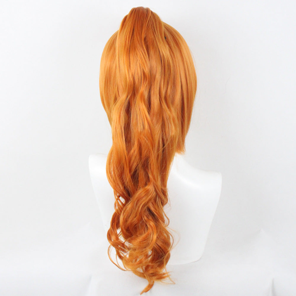 Pokemon Sword and PM Shield Sonia Orange Cosplay Wig Wig - Tophatter Daily Deals