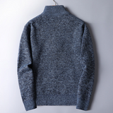 Warm Men's Knit Pullover - Half Zip, Wool Blend, Casual - Tophatter Daily Deals