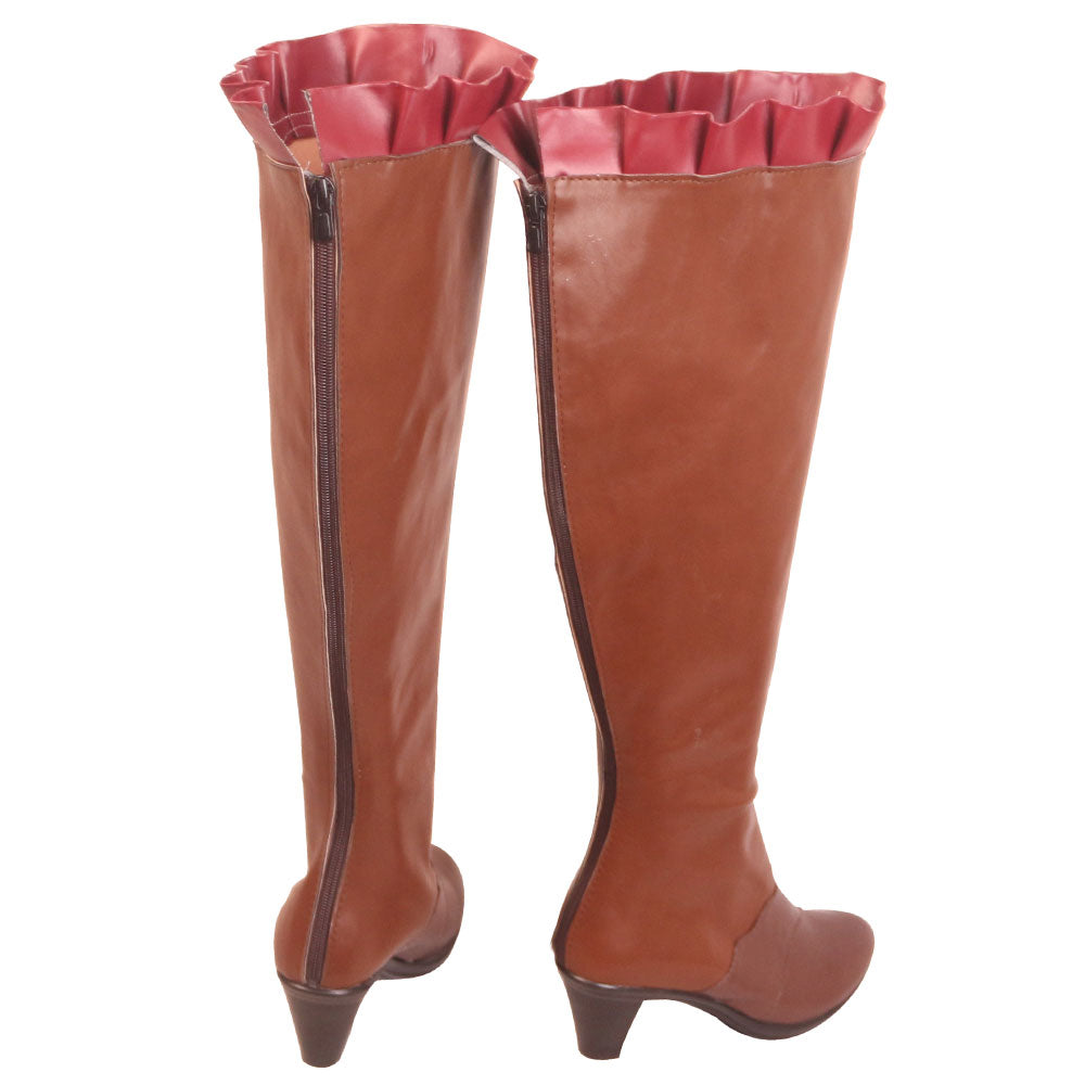Black Clover Mimosa Vermilion Brown Shoes Cosplay Boots Shoes/Boots - Tophatter Daily Deals