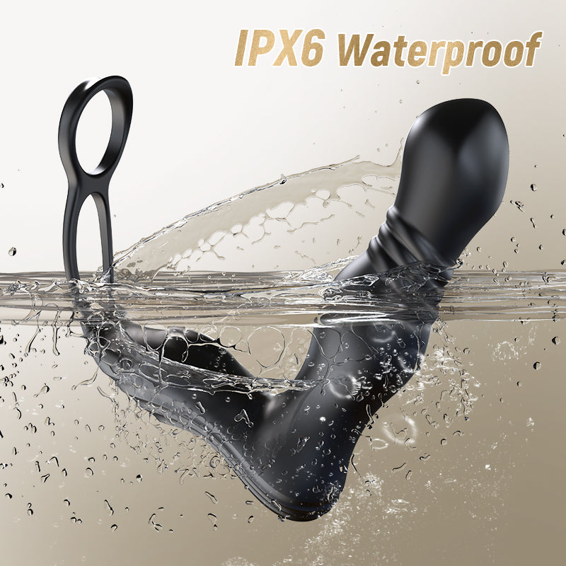 THOR - Best Seller Thrusting Vibrating Solo Male Play Prostate Massager - Tophatter Daily Deals