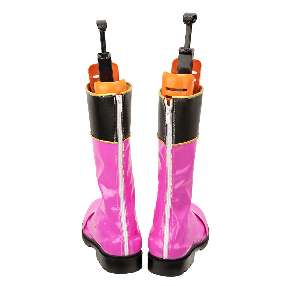 Power Rangers Mystic Force Pink Mystic Ranger Pink Shoes Cosplay Boots Shoes/Boots - Tophatter Daily Deals