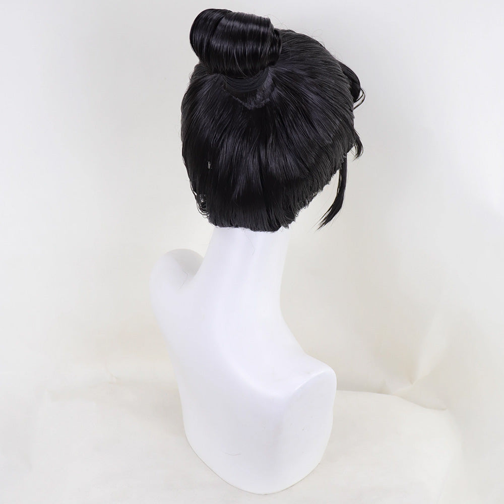 Blue Eye Samurai Mizu Black Cosplay Wig Wig - Tophatter Daily Deals
