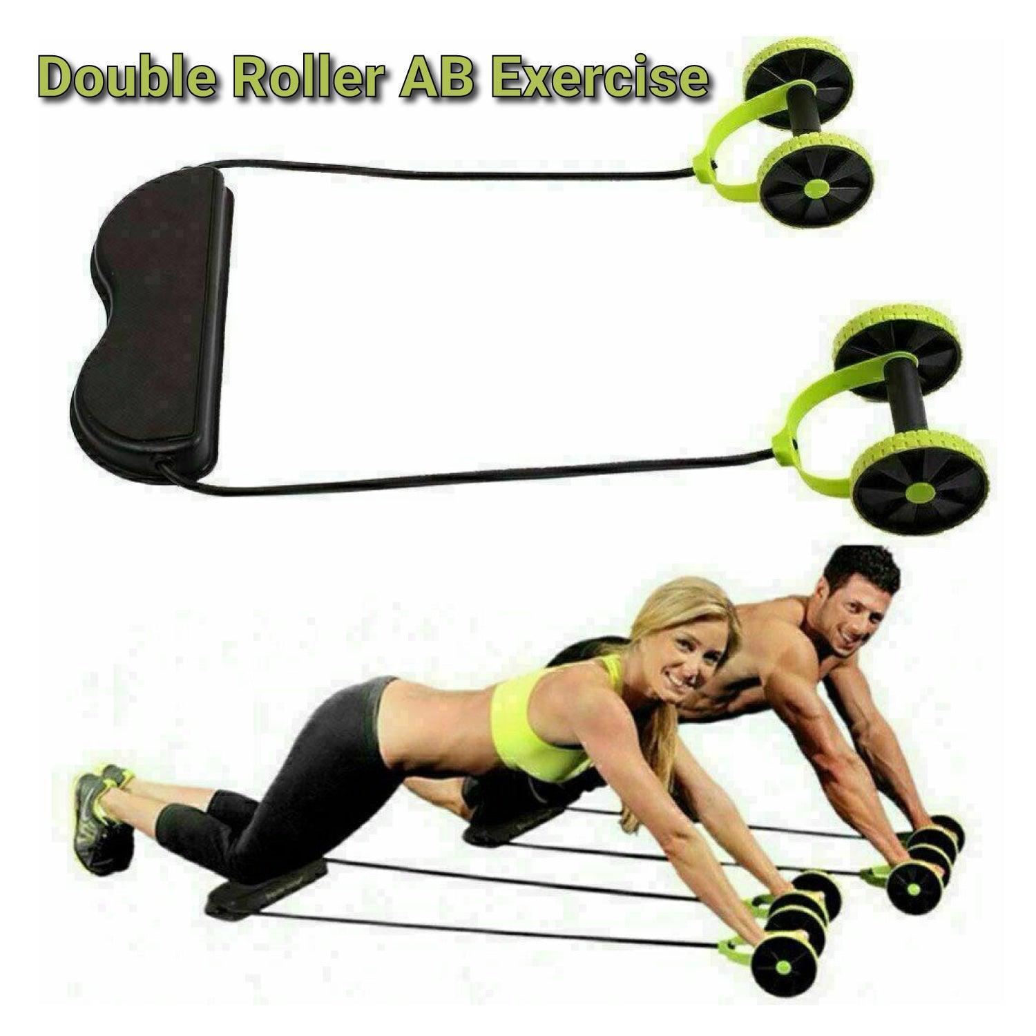 Rolling Wheel for ABS - Portable Ab Wheel Fitness Abdominal Roller Leg Exercise ABS Workout Training Exercise & Fitness - Tophatter Daily Deals
