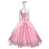 Wicked (2024) Glinda Cosplay Costume Costume - Tophatter Daily Deals