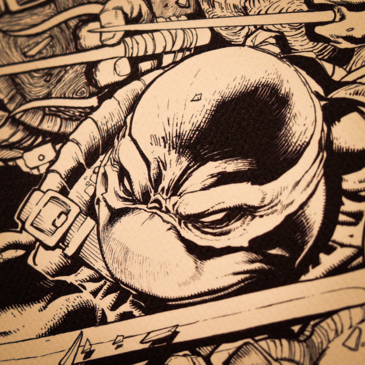 Teenage Mutant Ninja Turtles – Limited Edition Comic Art Print Fine Art Print - Tophatter Daily Deals