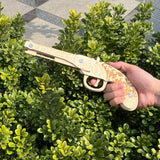 Assembled Firelock Wooden Rubber Band Gun Model Kit - Tophatter Daily Deals