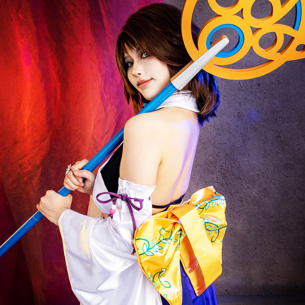Final Fantasy X FF10 Yuna Cosplay Costume - Deluxe Version Costume - Tophatter Daily Deals