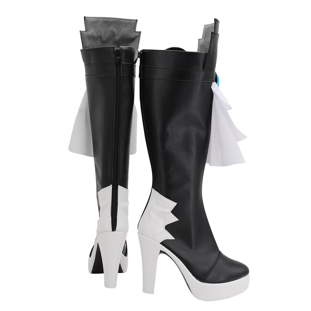 Final Fantasy XIV Shadowbringers 5.0 FF14 Boss Gaia Black Shoes Cosplay Boots Shoes/Boots - Tophatter Daily Deals