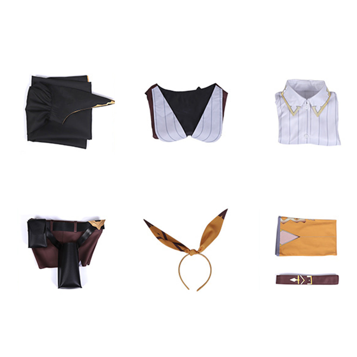 Genshin Impact Amber Halloween Black Cosplay Costumn Costume - Tophatter Daily Deals