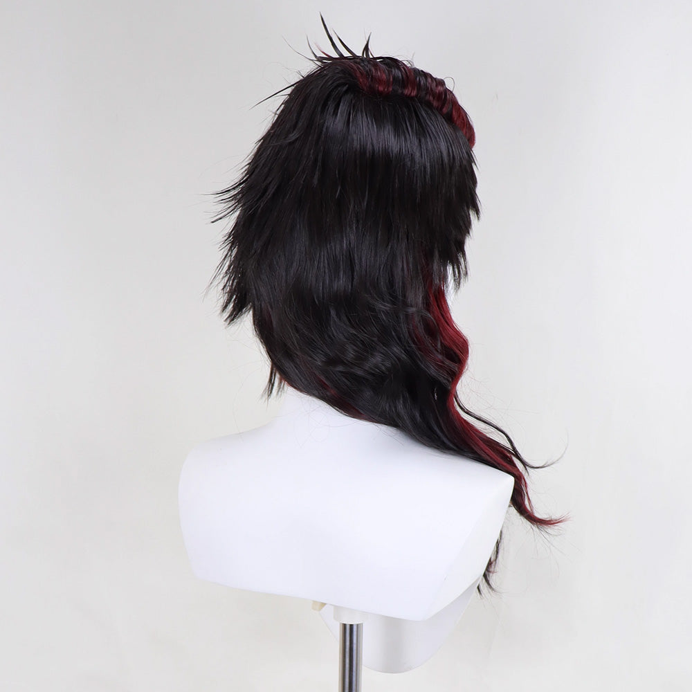 [in stock]Baldur's Gate III BG3 Karlach Black Red Cosplay Wig Wig - Tophatter Daily Deals