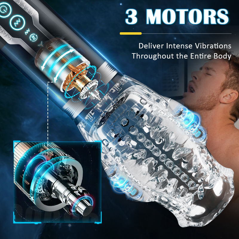 Amber - Telescopic Rotation Masturbation Cup Masturbation Cup - Tophatter Daily Deals