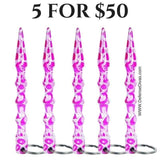 5 For $50 Pink Camo Pointed Solid Steel Kubotan Self Defense Key Chain $5 For $50 PINK Impact Self Defense - Tophatter Daily Deals
