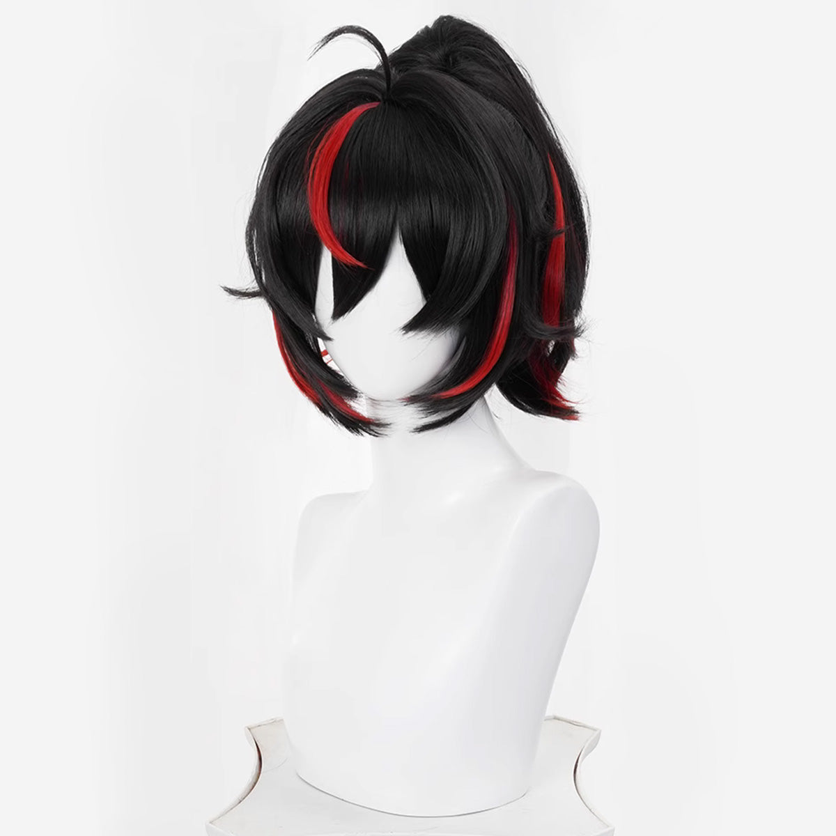 Zenless Zone Zero Zhu Yuan Black Red Cosplay Wig Wig - Tophatter Daily Deals