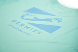 Bermies Men's Aqua Long Sleeve Tee Long Sleeves - Tophatter Daily Deals