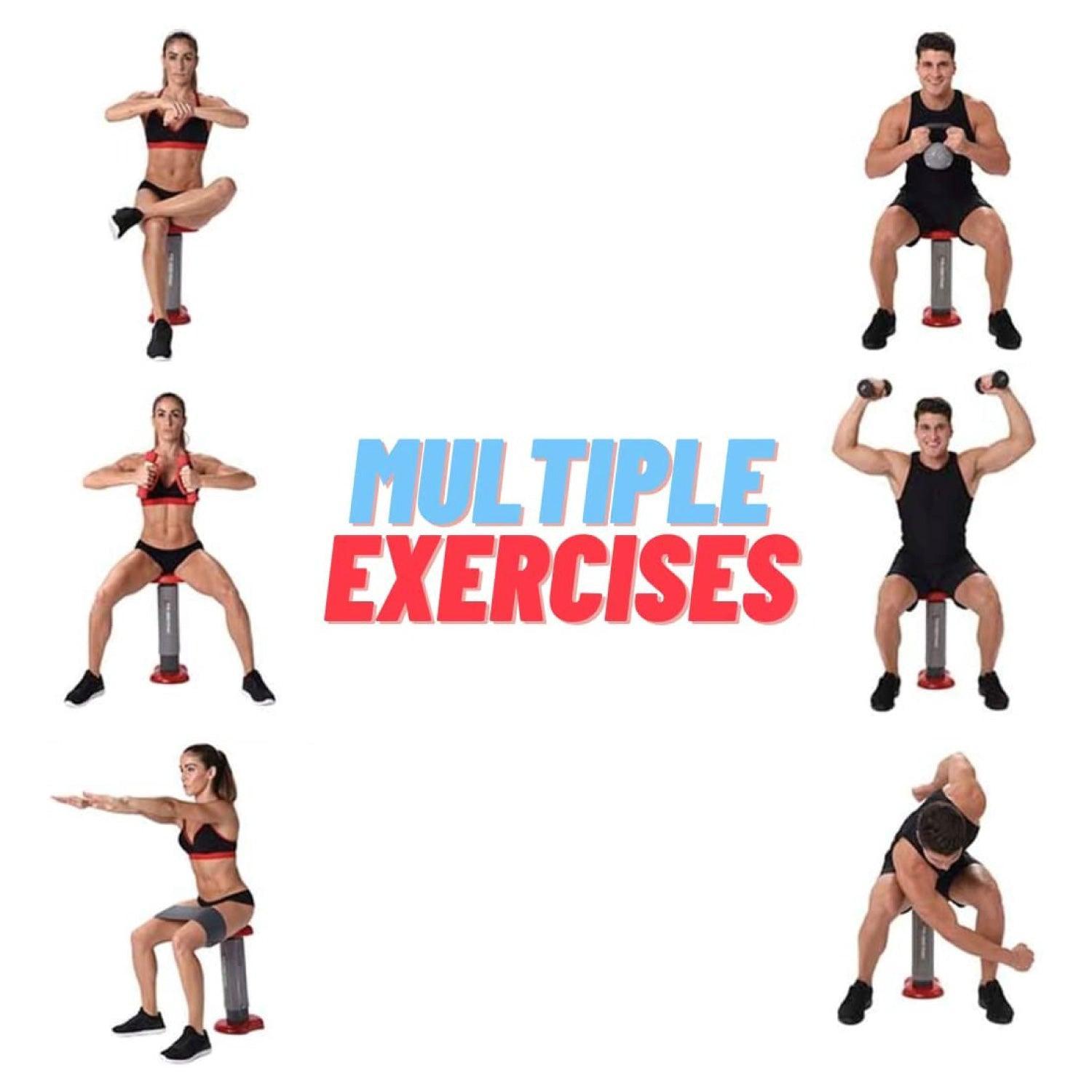 Comfortable Seat for Gymform Squat Fitness Equipment Exercise & Fitness - Tophatter Daily Deals