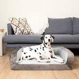 PupChill™ Cooling Bolster Dog Bed Large (35" L x 27" W) Pet Beds - Tophatter Daily Deals