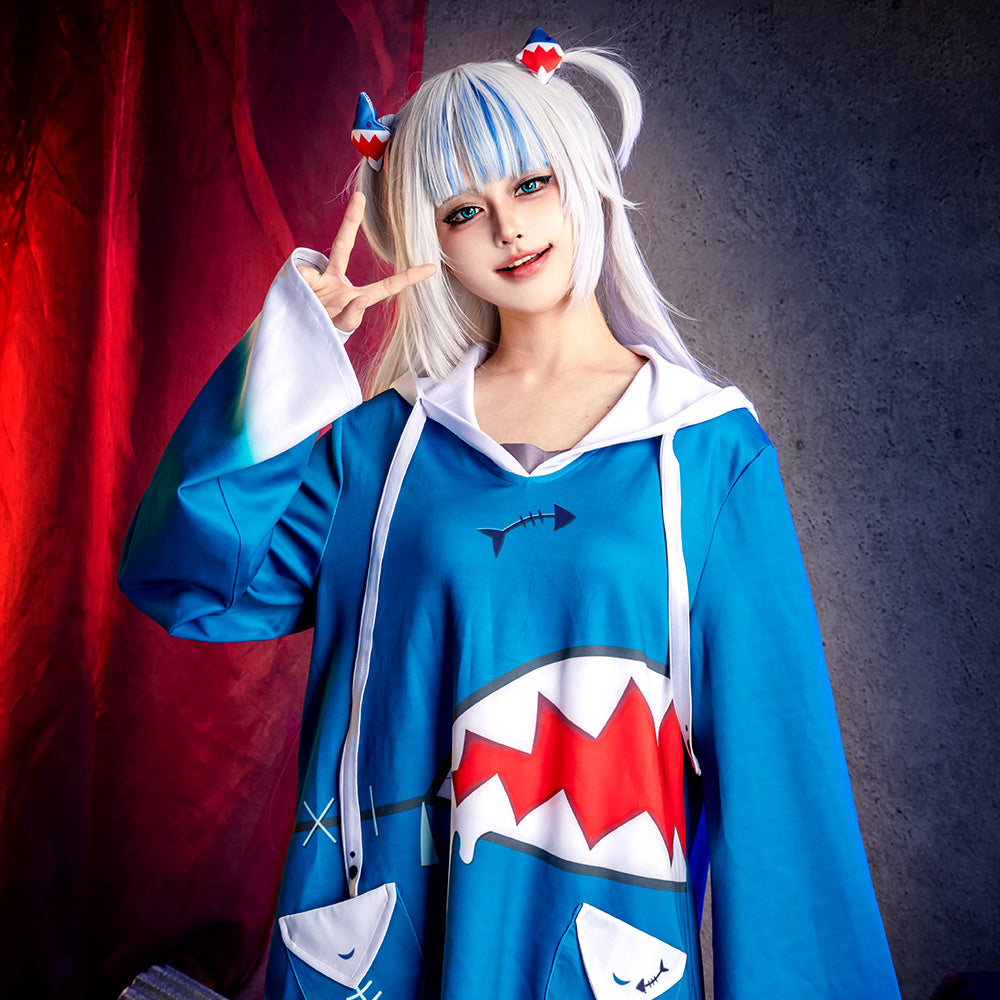 Hololive Virtual YouTuber English Gawr Gura Cosplay Costume Costume - Tophatter Daily Deals