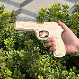 Assembled Beretta Wooden Rubber Band Gun Model Kit - Tophatter Daily Deals