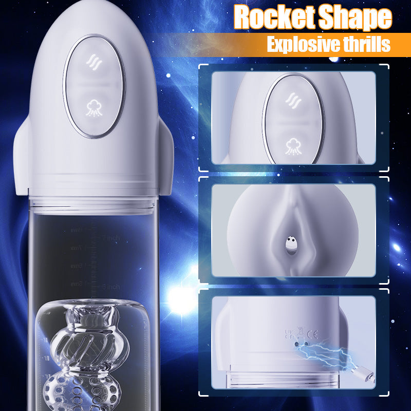 Acmejoy – 3 Suctions 6 Vibrations Lifelike Feeling Long-Lasting Pleasure Penis pumps Penis Pumps - Tophatter Daily Deals