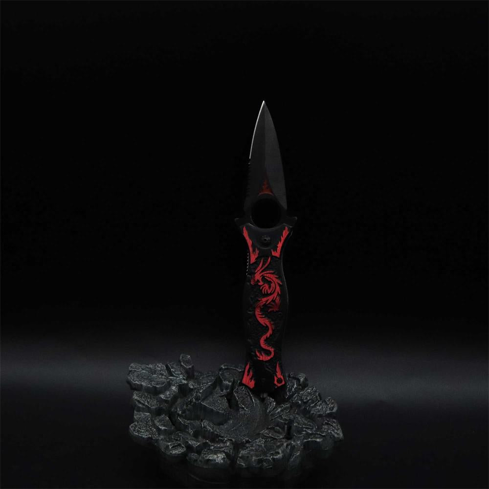 Dragon Totem Skeleton Folding Knife - Tophatter Daily Deals