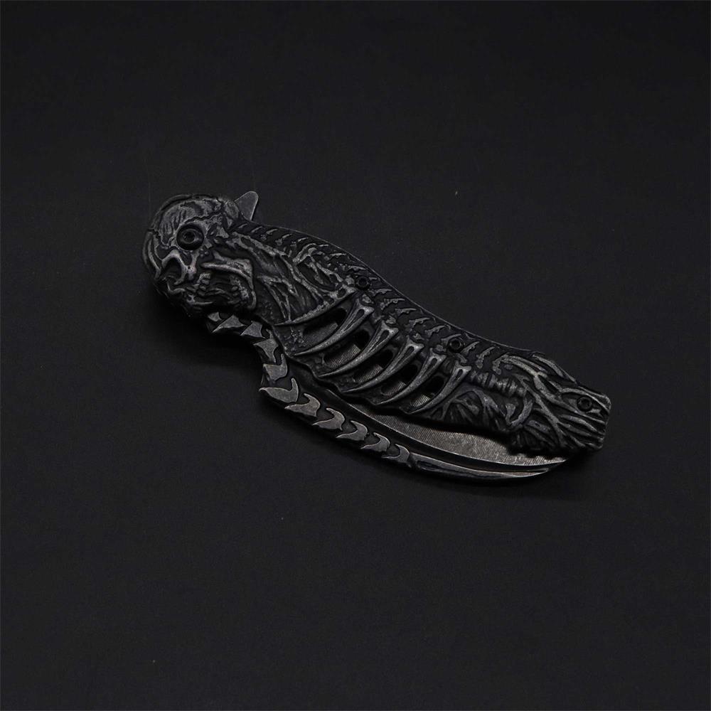 Cool Skull Folding Knife Tool - Tophatter Daily Deals