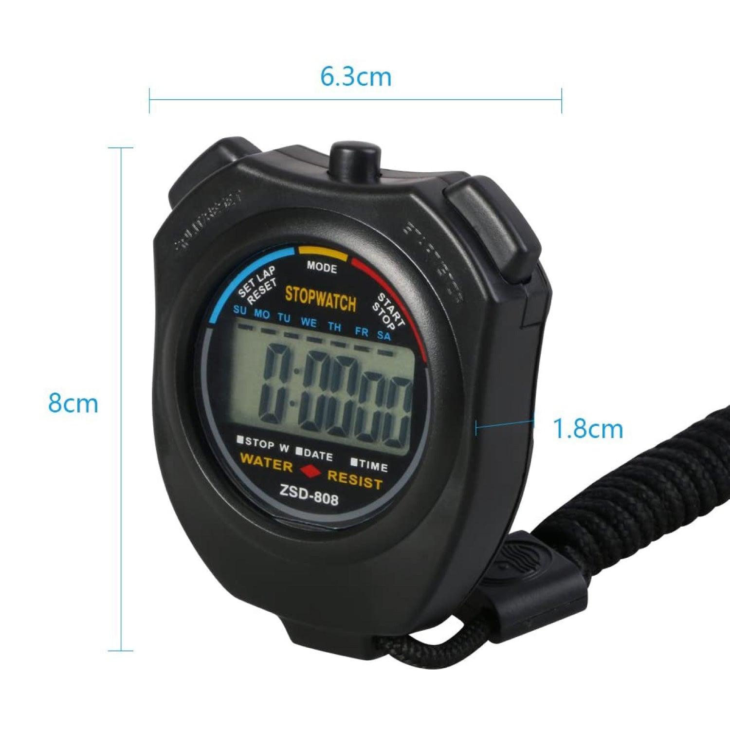 Sports and Referee Digital Stop Watch Timer - Digital Sport Stopwatch Timer, for Football, Basketball, Running, Swimming, Fitness Sports - Tophatter Daily Deals