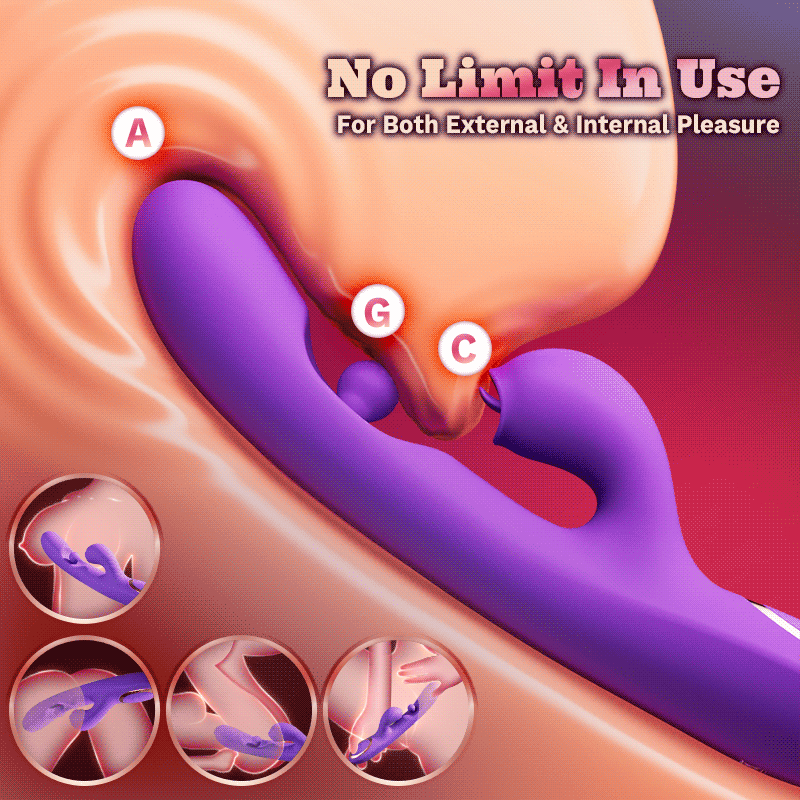 Acmejoy - Tongue Licking Clitoral Stimulator Vibrator With 360° Rotation Rubbing Ball Vibrators - Tophatter Daily Deals