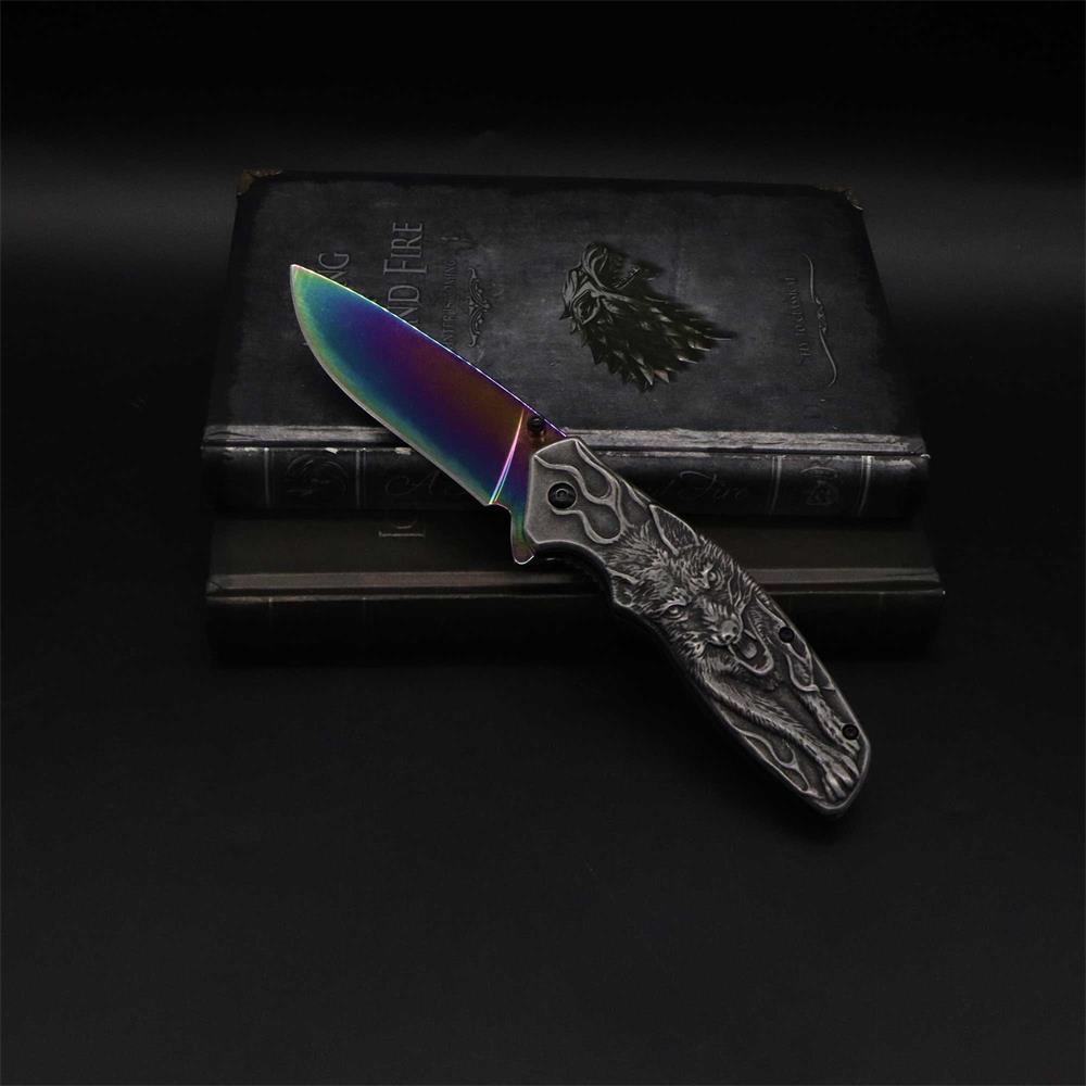 Lone Wolf Pocket Folding Knife - Tophatter Daily Deals