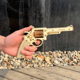 Revolver Wooden Model Kit S&W Gun - Tophatter Daily Deals