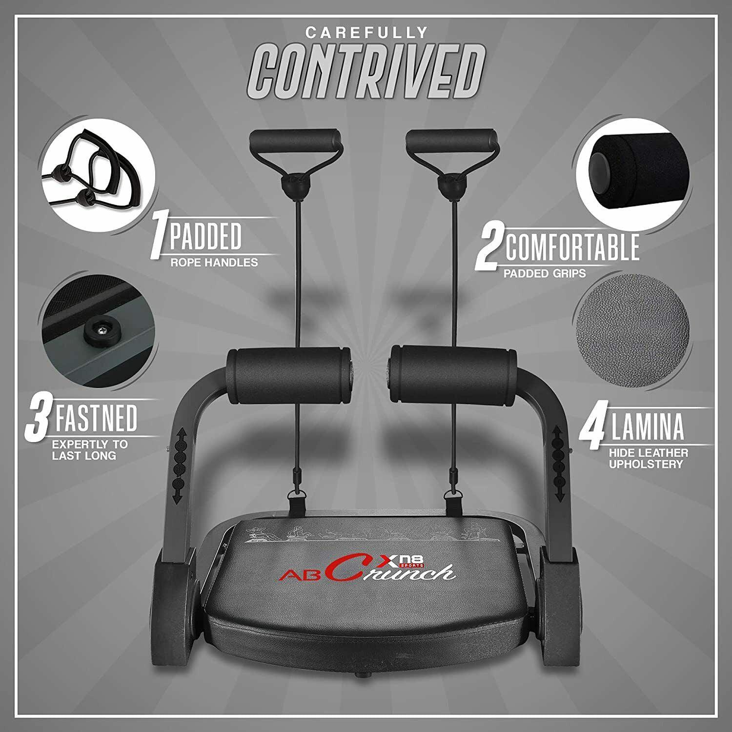Multi Functional Ab Cruncher Abdominal Abs Core Fitness Trainer Exercise & Fitness - Tophatter Daily Deals