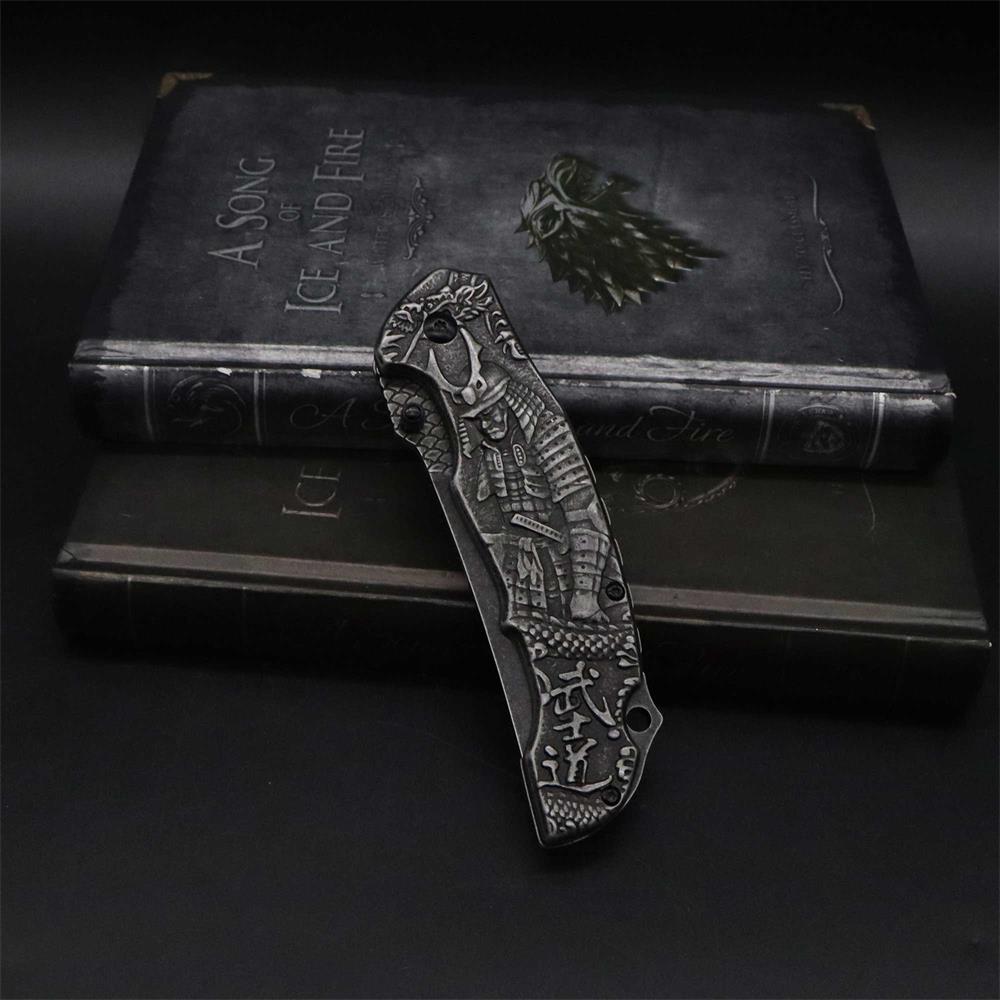 3D Samurai Sculpture Folding Knife - Tophatter Daily Deals