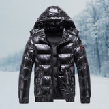 Windproof Men’s Puffer Jacket – Quilted Insulated Shell - Tophatter Daily Deals
