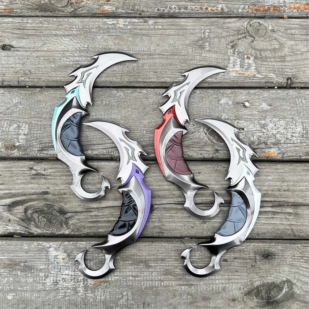 Reaver Karambit Metal Blunt Blade Trainer Cosplay Prop Game Replica 4 In 1 Pack - Tophatter Daily Deals