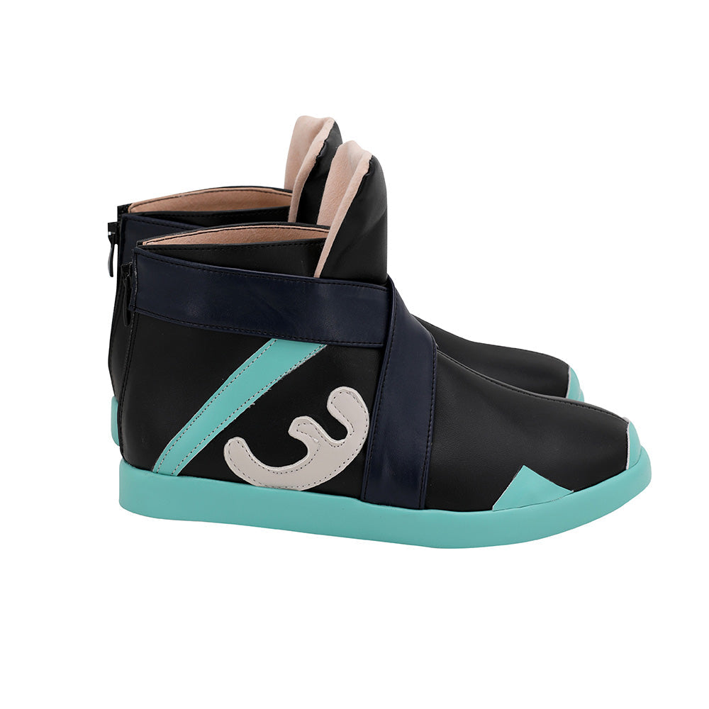 Valorant Jett Black Blue Cosplay Shoes Shoes/Boots - Tophatter Daily Deals
