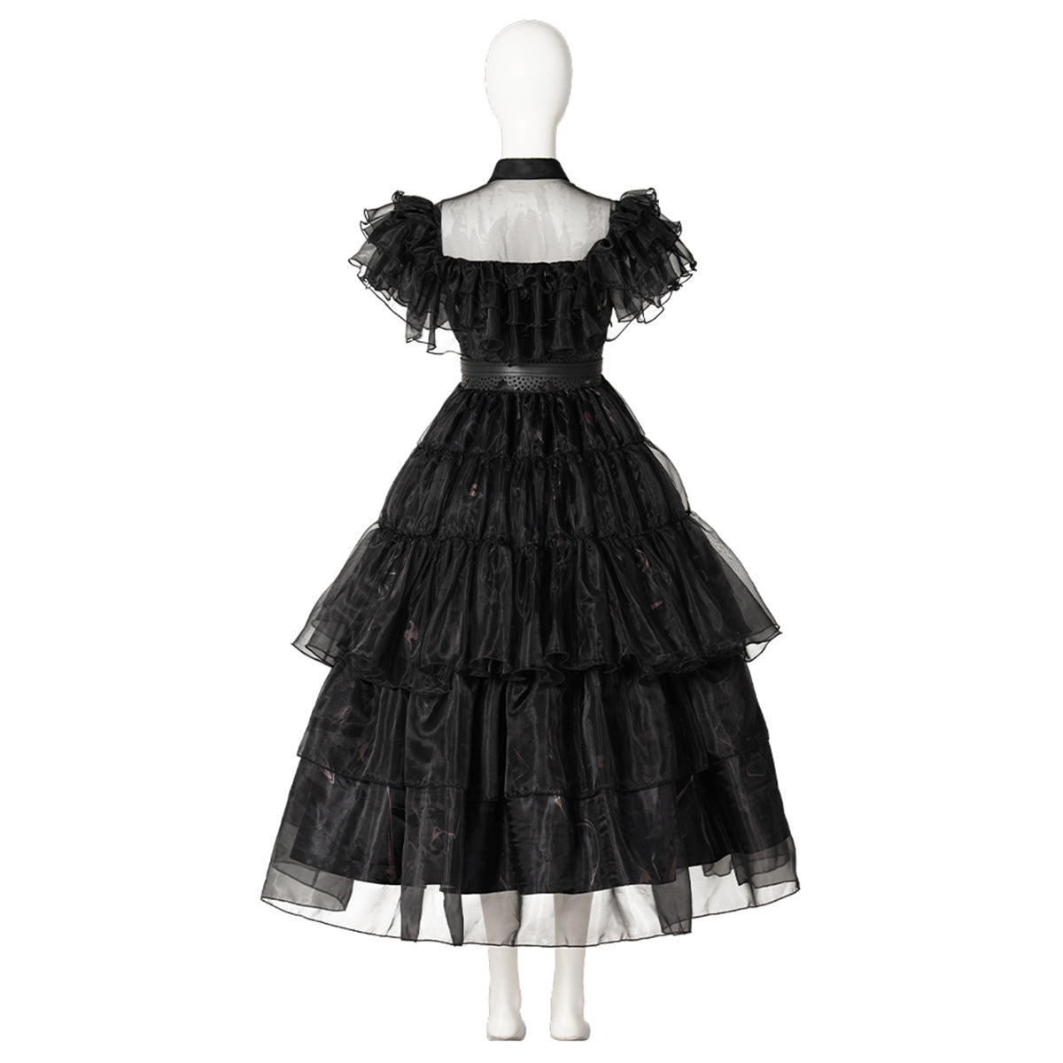 Wednesday The Addams Family (2022 TV Series) Wednesday Black Raval Ball Dress Cosplay Costume Costume - Tophatter Daily Deals
