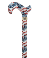 HD Pattern Designer Cane - Matching Handle & Shaft - Durable Adjustable Aluminum - Tophatter Daily Deals