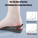 Height Increase Insoles Adjustable Shoe Lifts 9cm Comfort - Tophatter Daily Deals