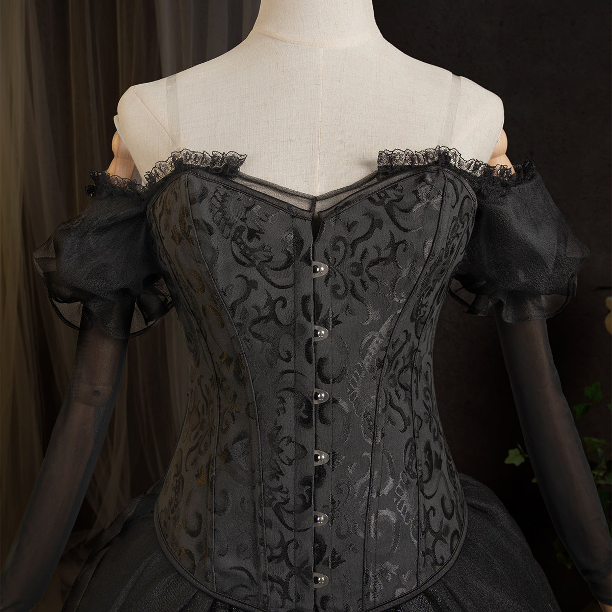 Beetlejuice2 2024 Movie Halloween Delores LaFerve Dark Lady Dress Cosplay Costume - Tophatter Daily Deals