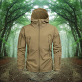 Waterproof Men's Outdoor Jacket - Military Cut, Poly Blend - Tophatter Daily Deals
