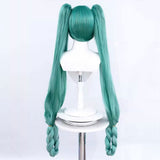 2024 Snow Virtual Girl Vocal Idol Halloween Green Cosplay Wig Wig - Tophatter Daily Deals