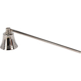 Silver Metal Bell Candle Snuffer | Long Handle Candle Wick Extinguisher - 20cm Candle Snuffer - Tophatter Daily Deals