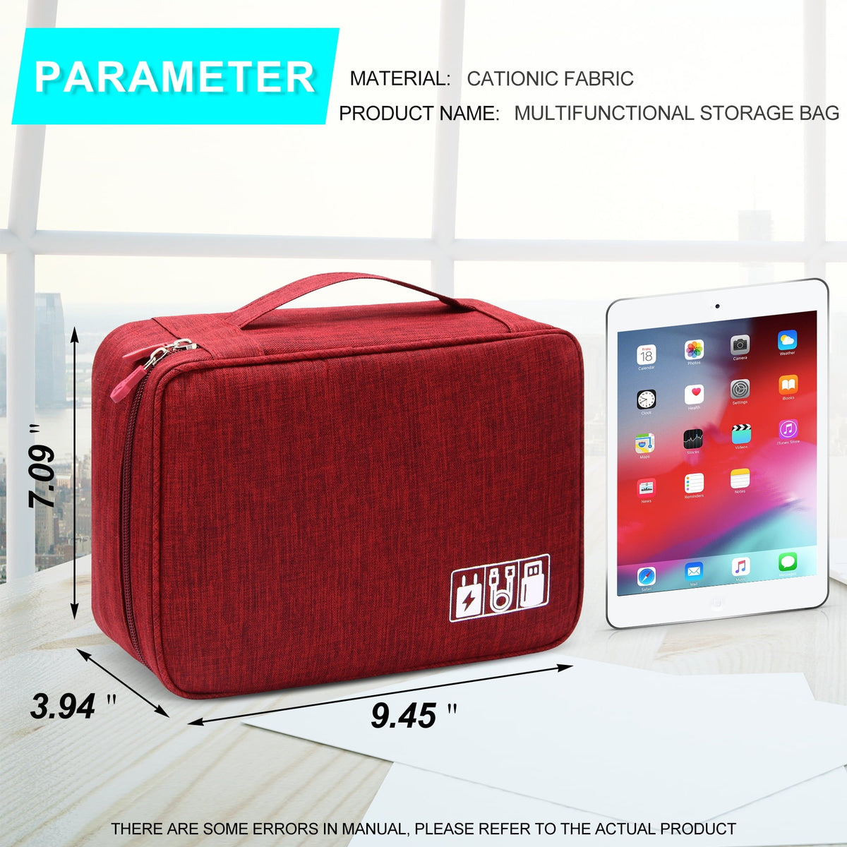 Travel Electronics and Cable Organizer Case Travel Organizer - Tophatter Daily Deals