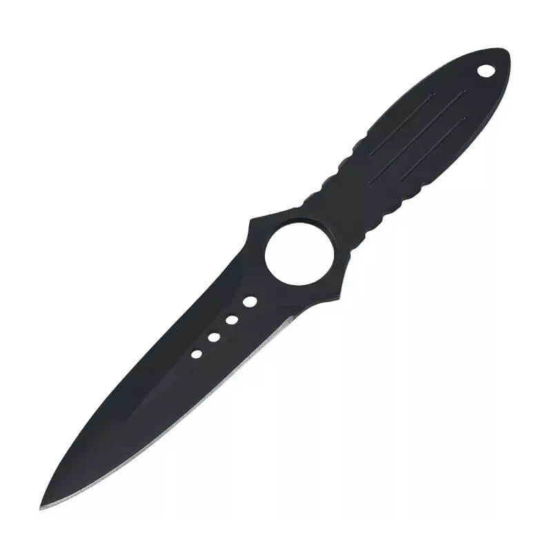 OUTDOOR GAITER SABER CAMPING OPEN BLADE STRAIGHT KNIFE-GS101 Black KNIVES - Tophatter Daily Deals