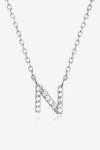 L To P Zircon 925 Sterling Silver Necklace Necklaces - Tophatter Daily Deals