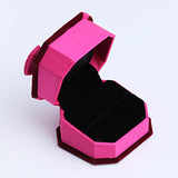 Bowknot Necklace Couple Ring Gift Box Ring Box 0 - Tophatter Daily Deals