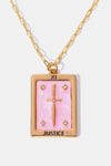 Tarot Card Pendant Copper Necklace Necklaces - Tophatter Daily Deals