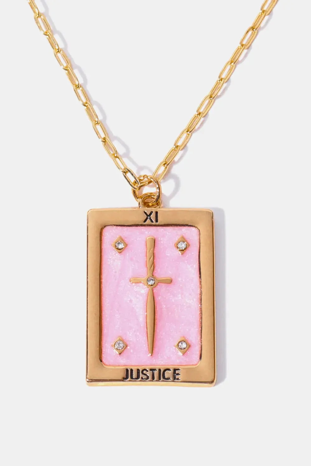 Tarot Card Pendant Copper Necklace Necklaces - Tophatter Daily Deals