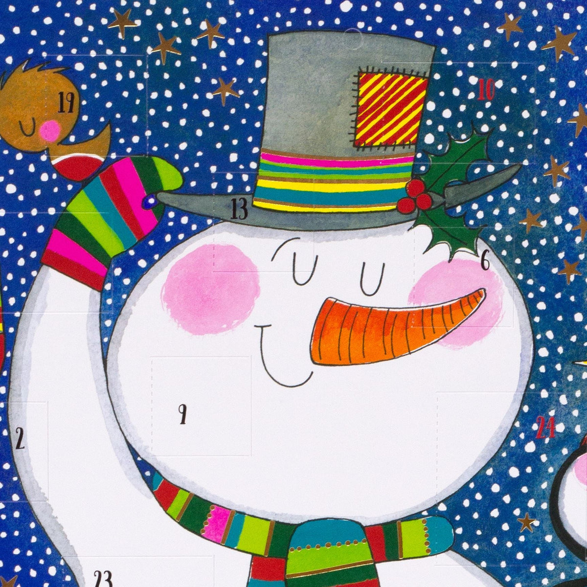 Snowman & Penguins Christmas Advent Calendar | Kids Christmas Countdown Calendar Advent Calendar - Tophatter Daily Deals